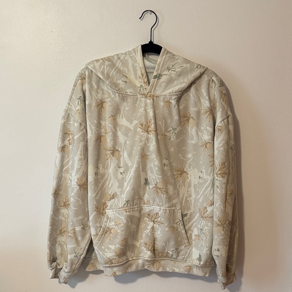 Amazon Cream and Tan Hoodie